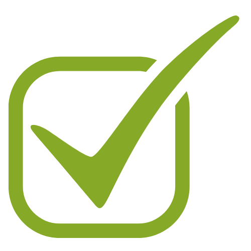 green checkmark icon